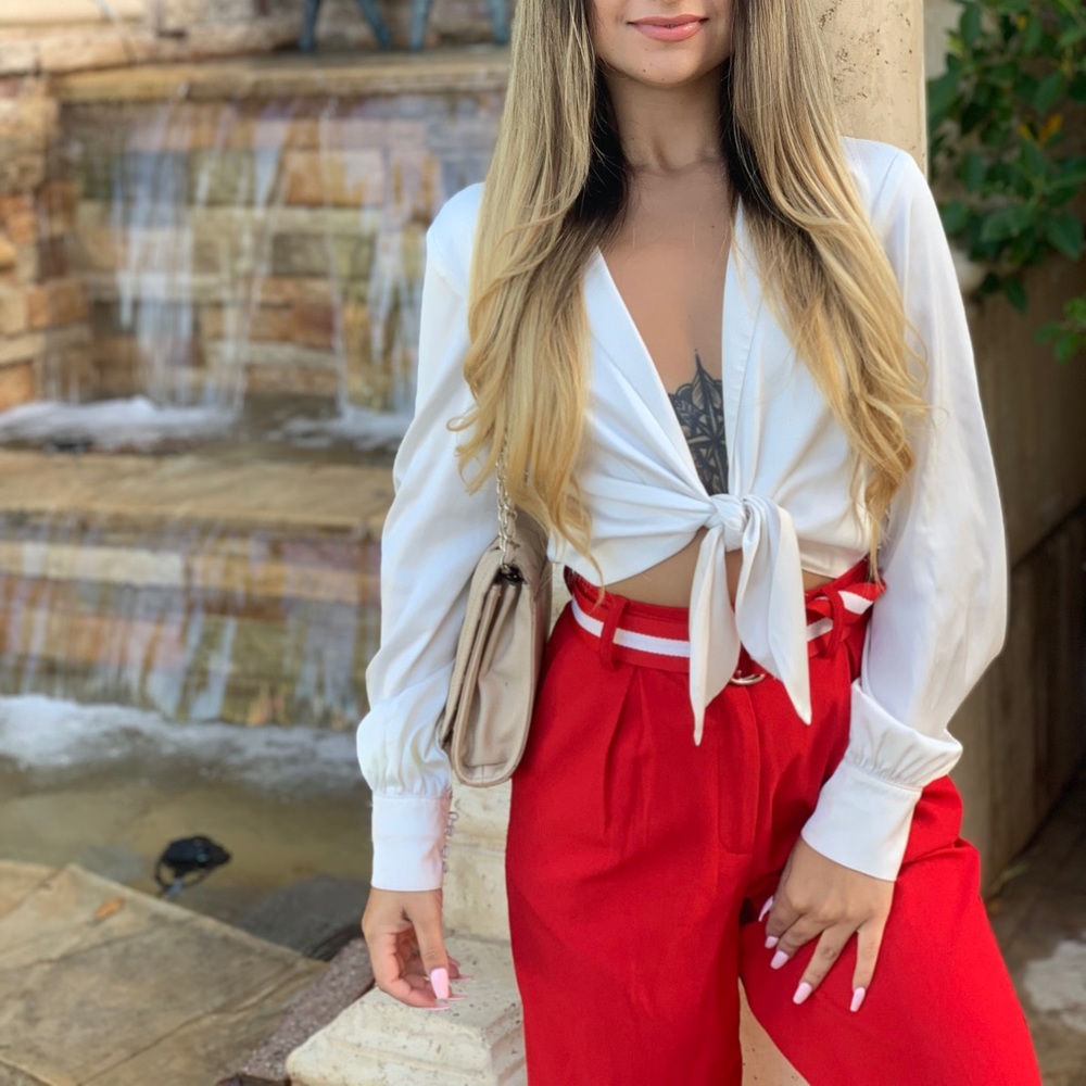 Red pants